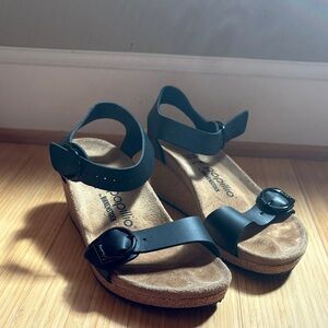 Papillio Black Strap Sandals